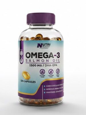 Omega-3 1500 mg (DHA + EPA) – Nutri Body – 120 Cápsulas